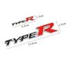 3D Metal Car Front Grille Emblem Badge Decals for Honda Type R Racing Type S Sport Logo Civic Accord CRV HRV CITY CRIDER Pilot