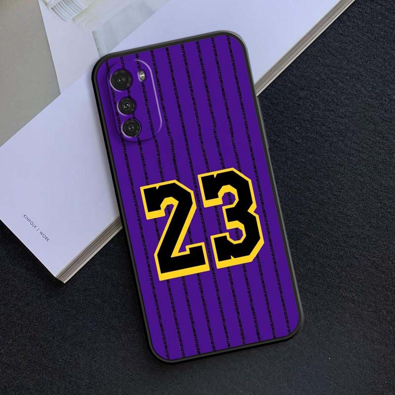 Modische Trikotnummer Handyhülle Für Motorola G85 Edge 50 G24 G35 G14 G04 40 G72 G34 G G54 G13 G32 5G Schwarz