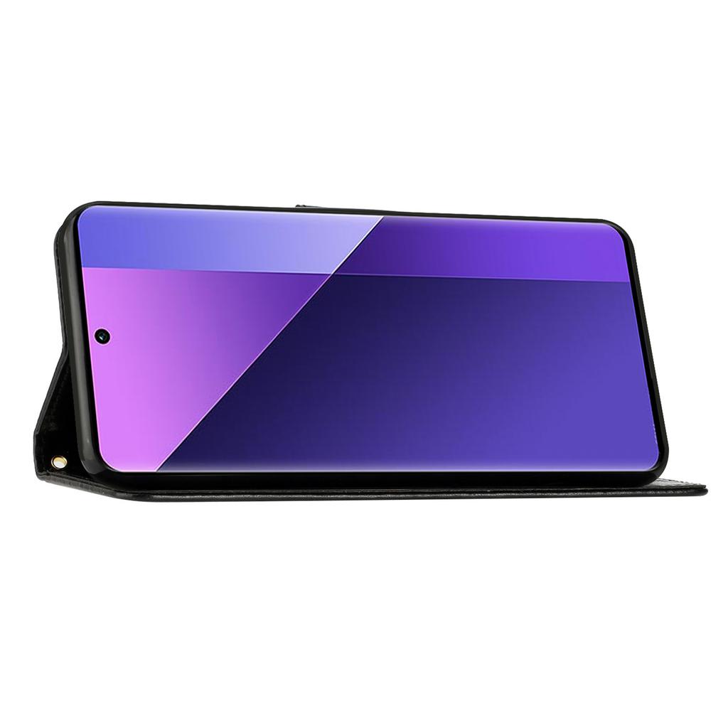 For Xiaomi Redmi Note 13 Pro+ 5G Leather Case Wallet Butterfly Imprinted Phone Cover