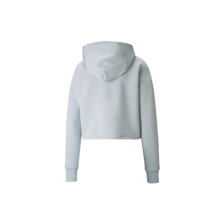 (WMNS) PUMA Studio Yoga Running Training Sports Hoodie Gray Women's 520993-71