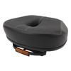 Noseless Bike Seat Wide Bike Saddle Replacement Thickened Hollow Breathable Shock Absorbing City Mountain Bike Seat