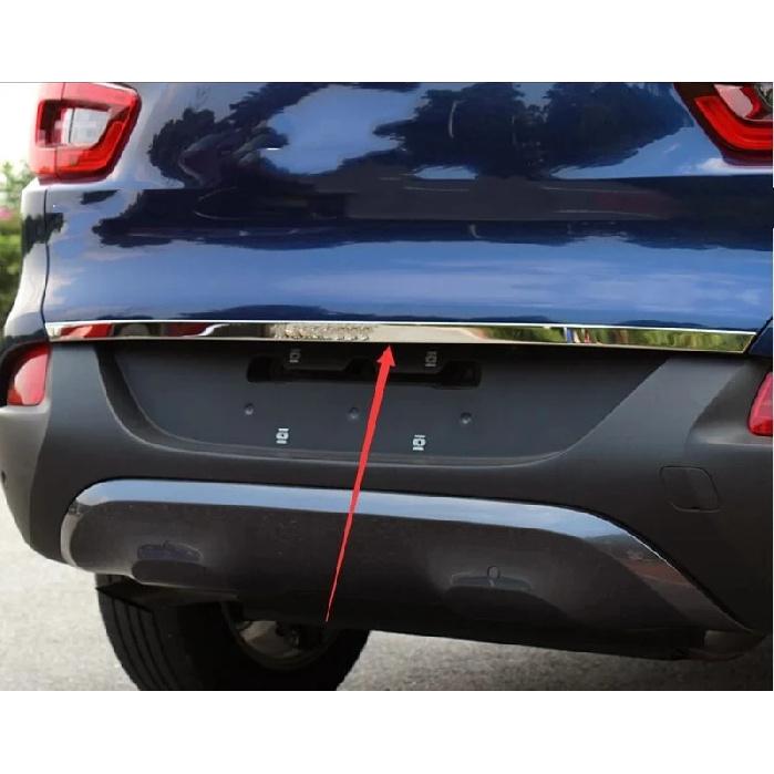 Para Renault Kadjar 2016 2017 2018 Tiras Embellecedoras de Acero Inoxidable para Tapa del Maletero Trasera Pegatina Accesorios de Estilo para Coche