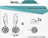 European & American Fashion Zircon Earrings & Necklace Set