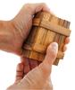 Coffret de pandore - leonardo da vinci - casse-tête en bois - difficulté 3/6 - 7,5x9x4,5 cm - cadeau idéal
