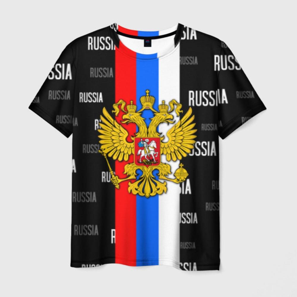 New Russian Coat Of Arms Men's 3D Print T-Shirts Fashion USSR Soviet Union Pattern Short Sleeve T shirt Street CCCP Top Clothing