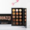 DE'LANCI - 15 Farbige Bronzed Mocha Lidschattenpalette