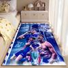 Sports Area Rug, Desire Doue PSG 14 Champions Trophy Collage Poster, Fan Cave Decor, Non-Slip Mat