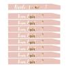 Satined Bridal Shower Sash Collection 9Pieces Wedding Decoration and Bridesmaid Gift Essential Team Bride Shoulder Strap