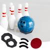 2 Pezzi Supporto Palla da Bowling Universale Porta Tampone Abrasivo Strumento di Manutenzione Superficie di Precisione Base Espositore Pulizia Lucidatura Palla da Bowling Accessori da Bowling