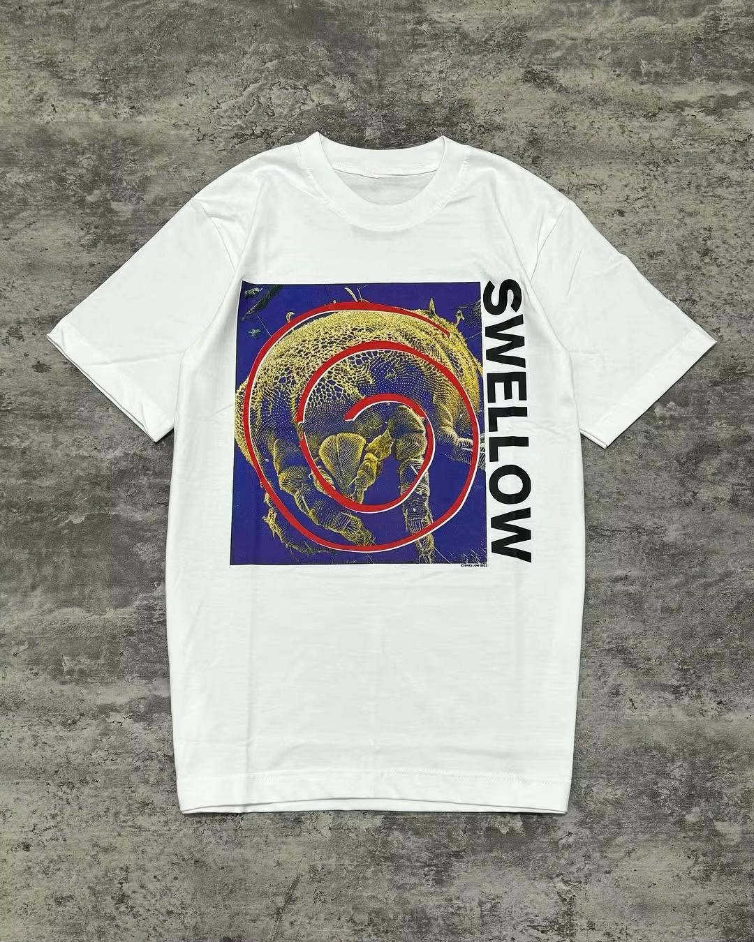 

Retro Design Niche Specialty Bio Image Witch Comic Reproduction HD Print Loose T-shirt Men Women Fashion Trendy Couple Clothing 4XL