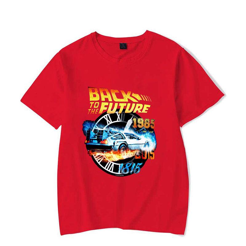 Hot Back To The Future T-Shirt Unisex Women Fashion Y2k Harajuku T Shirt Summer Cool Short Sleeve Hip Hop Top Tee