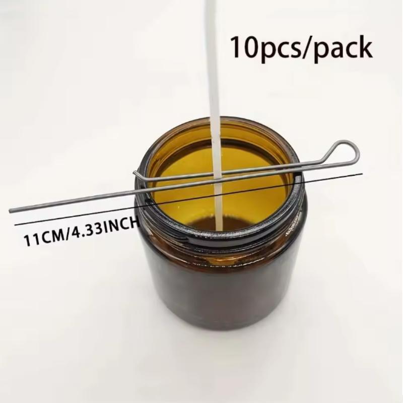 5/10Pcs 4.3 Inch Candle Wick Holders Clip Wick Handmade candle making accessories Candle Making Metal Wick Centering Device Tool