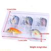 A1A2 5Pcs Small Fishes Fishing Lures Artificial Baits Topwater Crank Wobbler