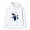 Kids Boys Girls Hoodie, Cool Shark Stay Cool Print Casual Pullover Hooded Sweatshirt for Daily Wear