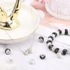 12/40/80pcs 11mm Rhinestone European Beads Large Hole Spacer Beads Diamond Hair Beadsl Rondelle Charm for DIY European Charm Bracelet Snake Chain