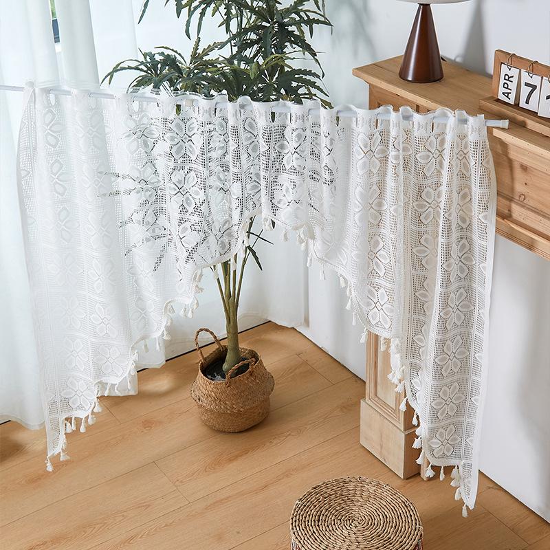 

Високоякісна світлонепроникна штора для французьких дверей для спальні, кафе та шаф 100*150 cm білий