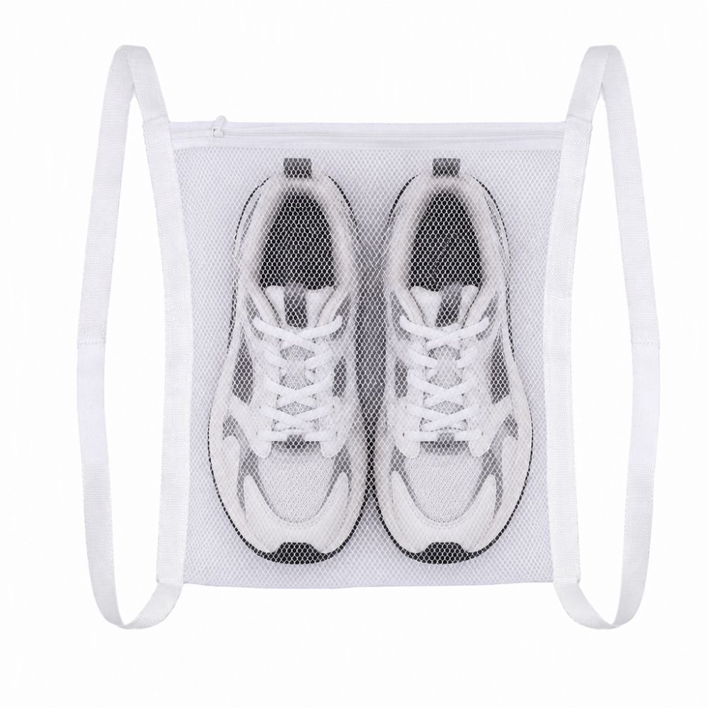 Anti-Deformation Sneaker Laundry Bag Breathable Mesh Wash Dry Net Bag  Washing Machine
