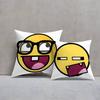 Lustiger E-Epic Face Kissenbezug Kissen zum Beziehen Heimdekoartikel Wohnzimmerdekoration Kissenbezüge