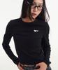 Loginaenloji Heart Wappen Basic Long Sleeve Black