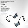USB4 240W PD 5A Right Angle USB C to Type C Converter Fast Charging Data Sync Adapter for Car Camping Trip Charging