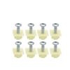 Universal License Plate Mounting Kit for GM Cars Self-Tapping Screw with Retainer Clip Replacement for Buick Chevrolet Parts