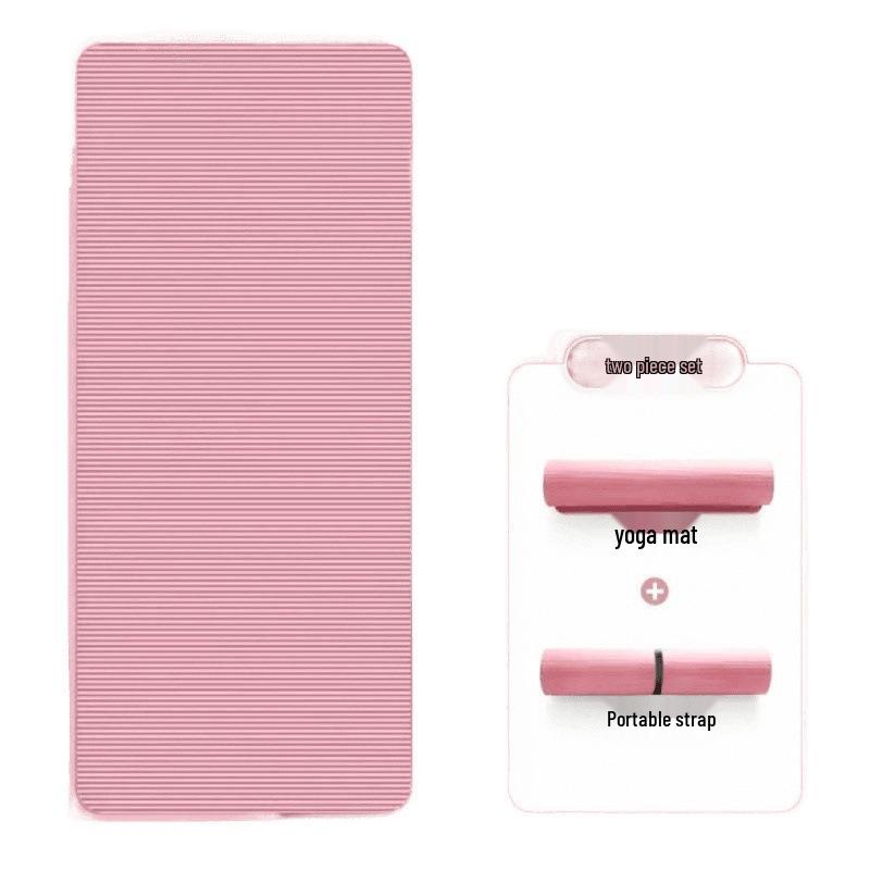 Thickened Non-Slip Yoga Mat for Beginners - Extended Size for Men and Women