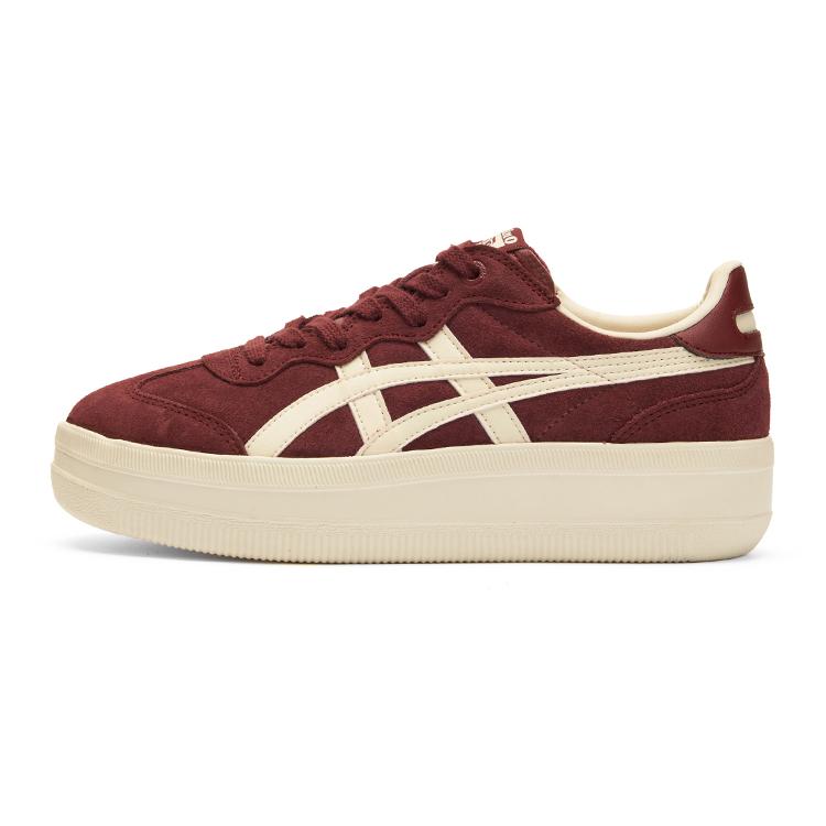 

New Onitsuka Tiger Abrasion Resistant Low top Casual Shoes Unisex Burgundy 1183C561-600 39