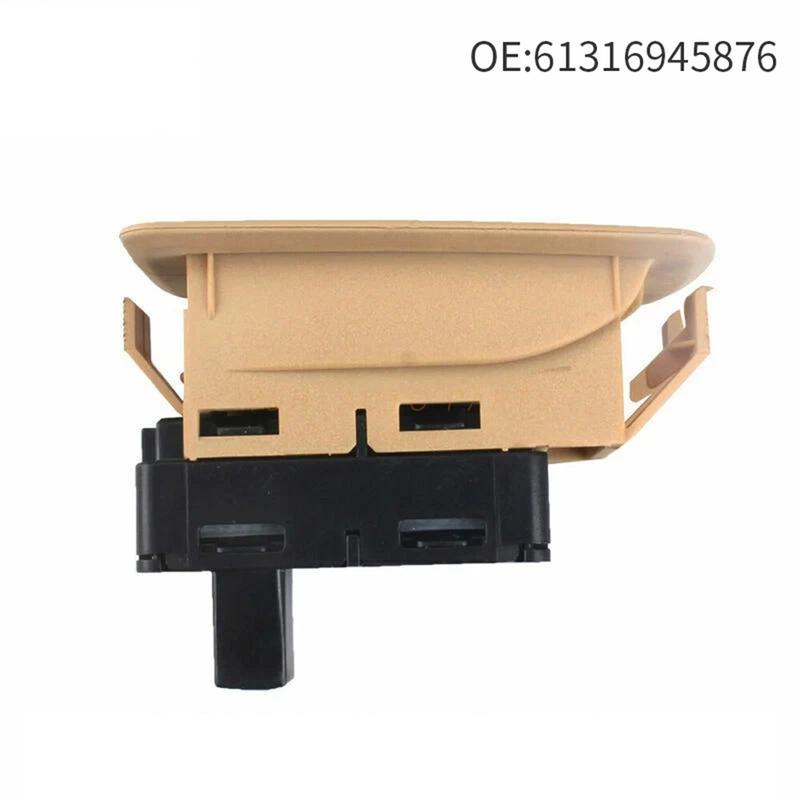 61316945876 For BMW E70 E71 E72 E87 E89 E90 E91 E92 E93 1' 3' Series X5 X6 Z4 Passenger Window Control Switch Lifter Button