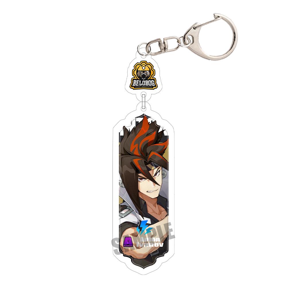 Game Zenless Zone Zero Acrylic Keychain Aria Cissia Nangong Yu Backpack Keyring Pendant Belle Nicole Demara Decorative Ornament