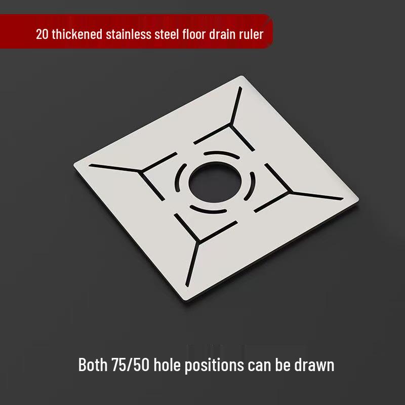 

Многофункциональный напольный слив из нержавеющей стали с цветочным узором, инструмент для укладки и декорирования плитки