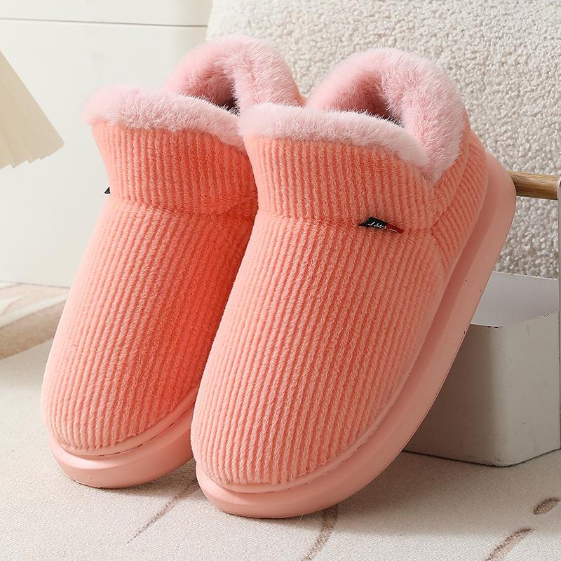 Женские и мужские нескользящие теплые хлопковые ботинки с толстой подошвой и бархатной подкладкой для зимы идеально подходят для людей среднего и пожилого возраста 36-37 suitable for 35-36 size 980₽