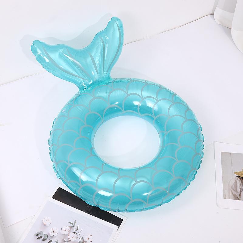 Adult Mermaid Tail Inflatable Float Chair - Swim Ring Lifebuoy Raft
