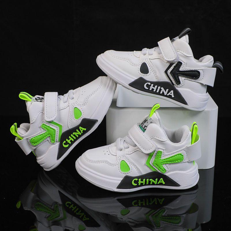 

Обувь для мальчиков, новинка 2023 года, детская дышащая белая обувь, детская повседневная спортивная обувь, модные баскетбольные кроссовки с мягкой подошвой