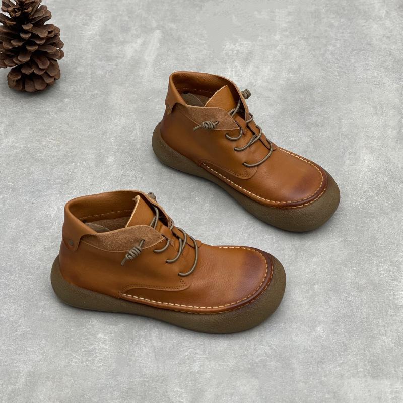 

Новая повседневная женская обувь на короткой подошве универсальна и имеет широкий носок для воздухопроницаемости. 40 коричневый