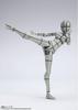 TAMASHII NATIONS S.H.Figuarts Body-chan - Kentaro Yabuki - Wireframe (Gray Color Ver.) Approx. 135mm PVC & ABS Movable Figure