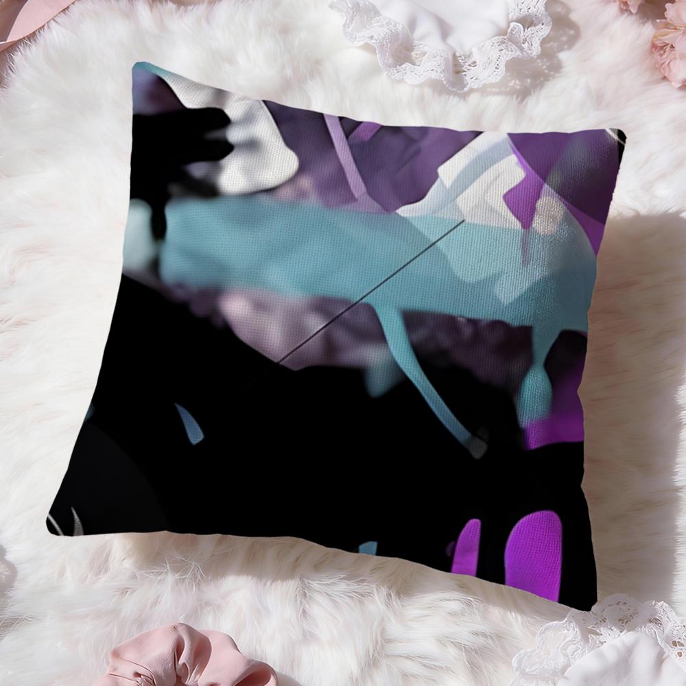 Street Graffiti Texture Cushion Cover Premium Comfort Reversible Pillow Cove Two In One Design for Any Room  Car Interior