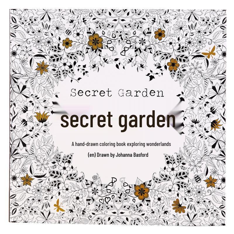 Geheimer Garten Mal- und Kritzelbuch für Erwachsene: Stressabbau & Kunsttherapie für Schüler & Kinder