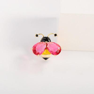 Spilla Mini Ape Personalizzata con Smalto e Intarsio di Zirconi - Accessorio Moda Unisex