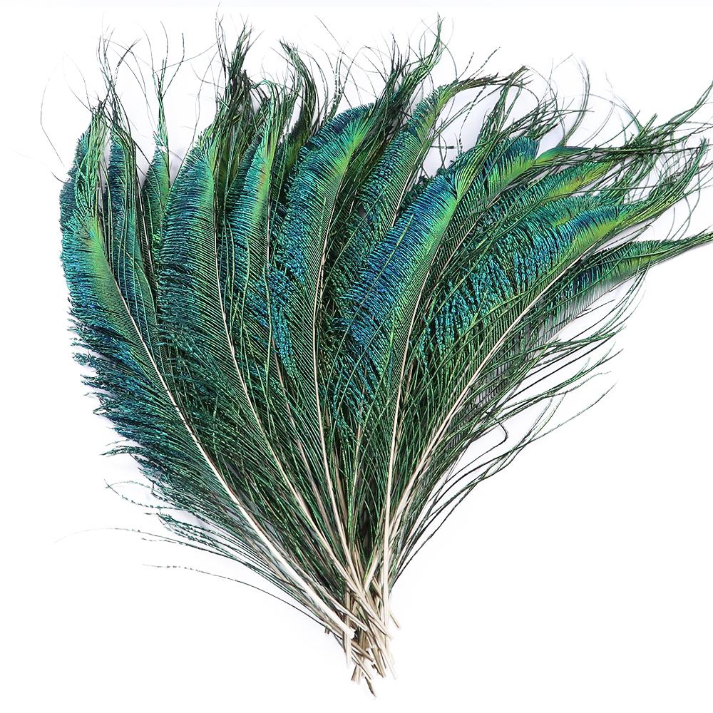 Natural Peacock Sword Feathers 30-35Cm Diy Crafts Decoration Beautiful Plume Party Wedding Home Jewelry Accessory Bulk