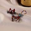 Colorful Oil-dripping Cat High-end Brooch, Elegant and Light Luxury Cartoon Animal Brooch for Women