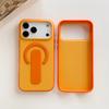 Magnetic Stand Case for For Iphone 17 16 1 14 13 12 Pro Max Cover Soft Matte Ring Holder Mag-safe Shockproof Camera Ai Button Shell