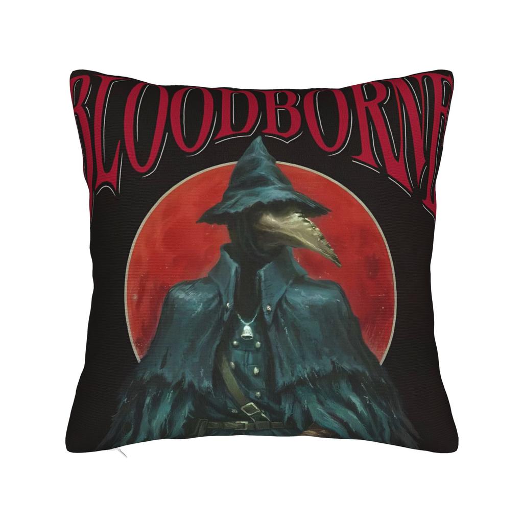 Hunter in Yharnam For Gamers Bloodborne Pillow Case Soft Pillow Cover For Wedding Party Home Decor Kawaii Pillowcases