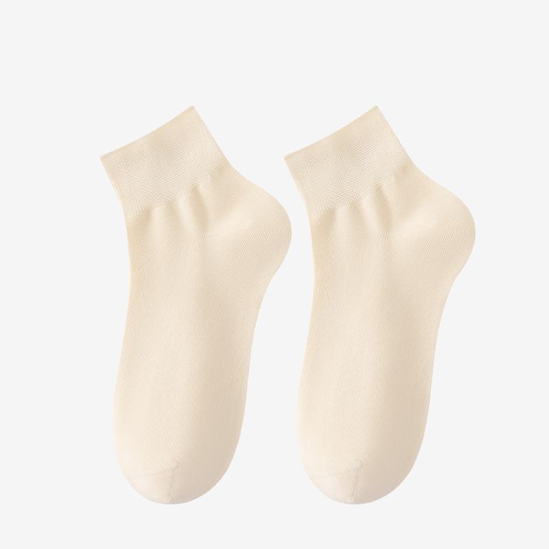 

Женские весенне-осенние носки из чистого хлопка для пожилых людей, при отеках ног, с широким голенищем, не сдавливающие ногу 1 pair телесный