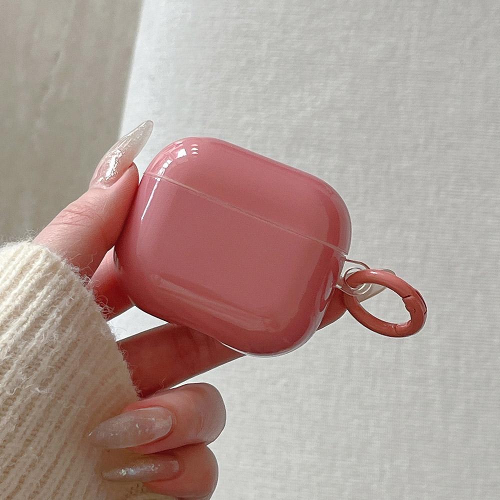 Simple Solid Cute Silicone Earphone Case for Apple AirPods 1 2 3 4 Pro 3 Pro2 Headphone Cover Shockproof -Fall Fundas