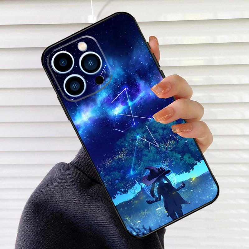 

Anime Game Genshin Impact Phone Case For iPhone 16 14 13 12 11 15 17 Pro Max mini 15 16 Plus 16e 17 Air Cover Fundas iPhone 11