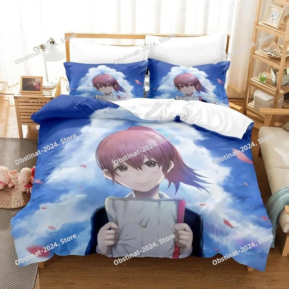 3d Anime Film A Silent Voice Bedding Set Printed Bed Set Duvet Cover Sheet Pillowcase Bed Soft Quilt Cover Full Queen King Size