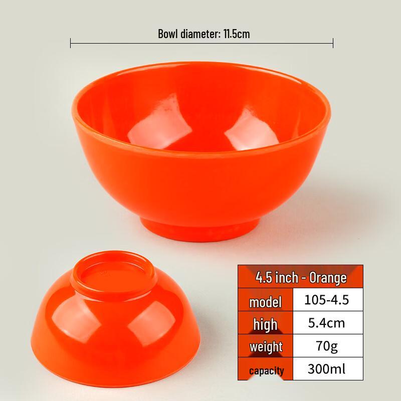 Melamine 4.5-inch Commercial Rice & Soup Bowl