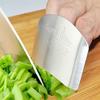 1pc Stainless Steel Finger Protector Kitchen Knife Cutting Cooking Finger Protector Safe Kitchen Durable Chop Shield Cut Gadget