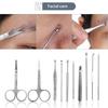 Manicure Set Stainless Steel Nail Clippers Cuticle Nipper Pedicure Care Tool Dead Skin Scissor Cleaning Grooming Nail Tools Kit