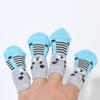4Pcs/set Paw Protectors Candy Color Pet Supplies Knitted Socks Anti-Slip Dog Shoes Puppy Boots